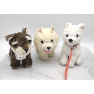 OG Our Generation Battat Plush Pet Puppy Dogs Lot Of 3 For 18" Dolls